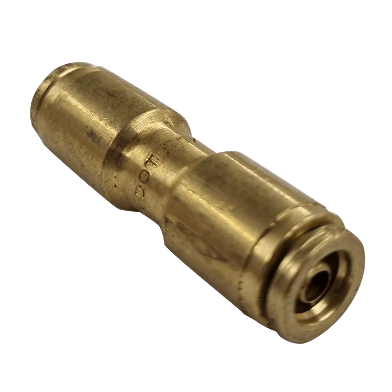 1/4 Hose x 1/4 Hose Joiner Brass Push Fit Brake NFP1004 All