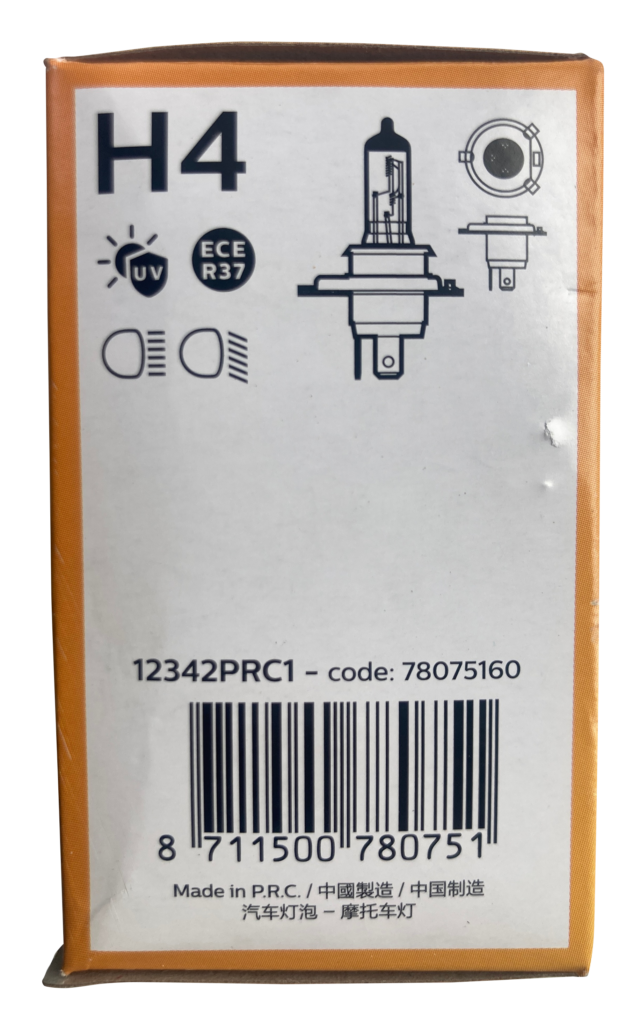 H4 bulb - 12342PRC1 - All Time Diesel