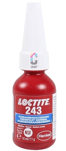Loctite 243 - Medium Strength Thread Locker - 10ml Bottle - 243-10