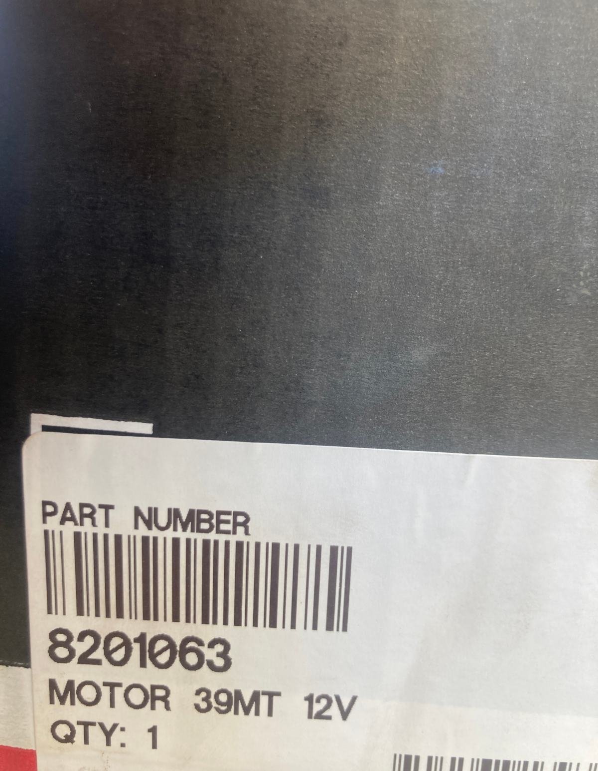 Starter motor - 8201063