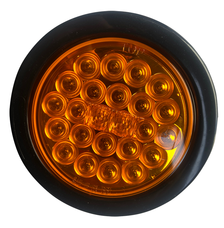 Tail Light Round Insert Amber 94042 All Time Diesel