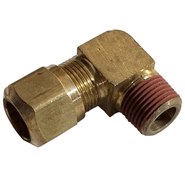 1/2 Hose x 3/8 NPTF Male - Elbow 90 Degree - Compression Fitting - NFP146986