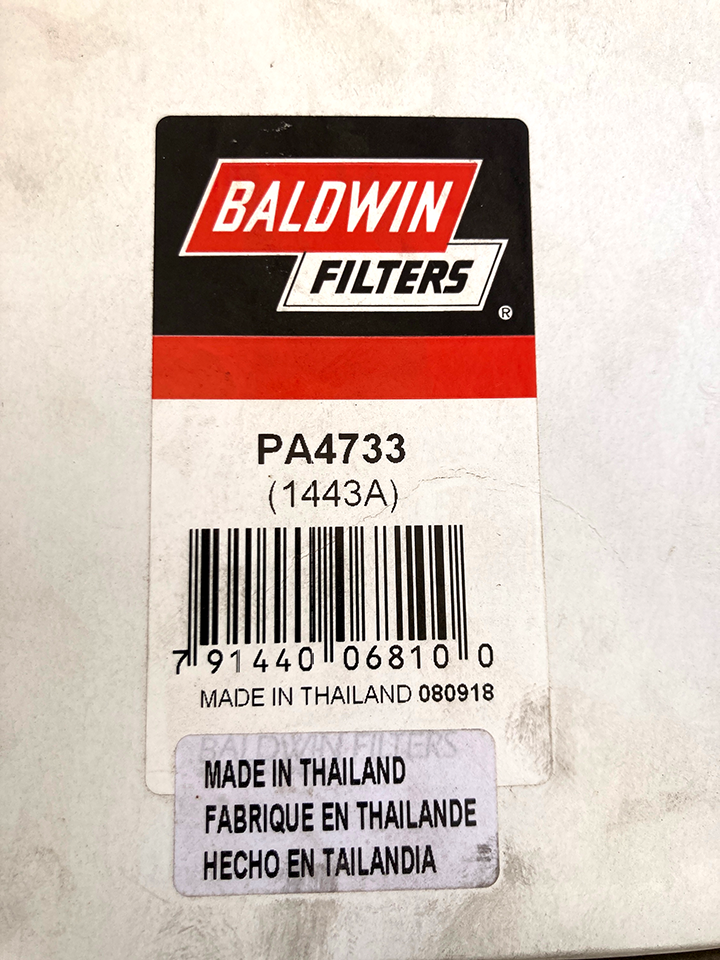 Baldwin Air Filter - PA4733 - PA4733