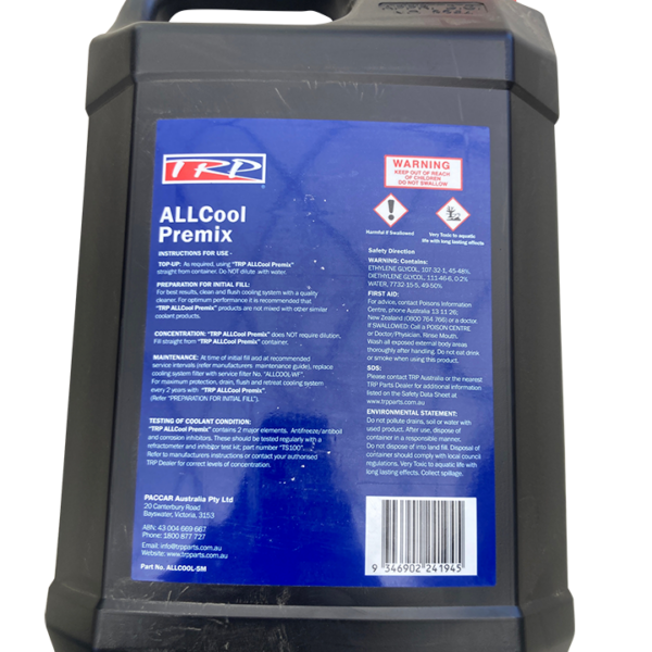 TRP allcool premix 5 litre - ALLCOOL-5M
