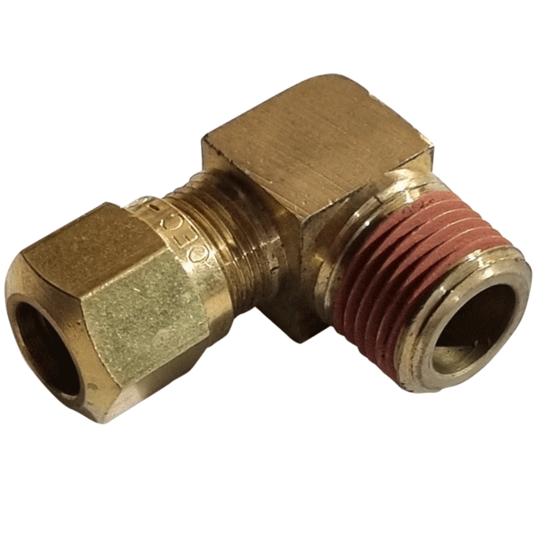3/8 Hose x 3/8 NPTF Male - Elbow 90 Degree - Compression Fitting - NFP146966