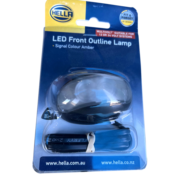 Hella front outline lamp amber - 2051