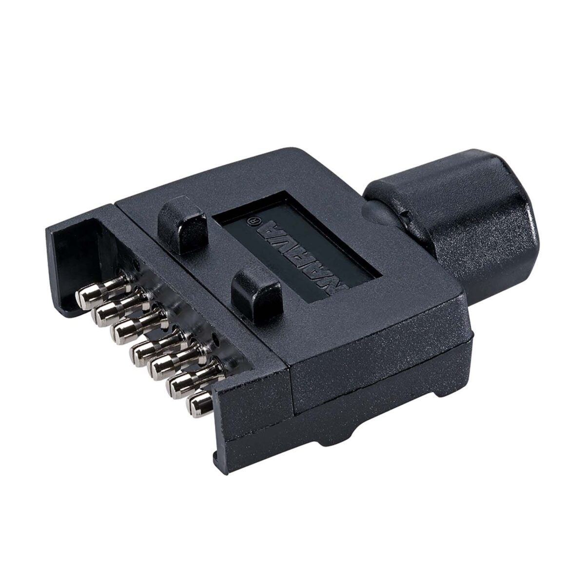 7 Pin Flat Plastic Trailer Plug - Trailer End - 82141BL - Image 2